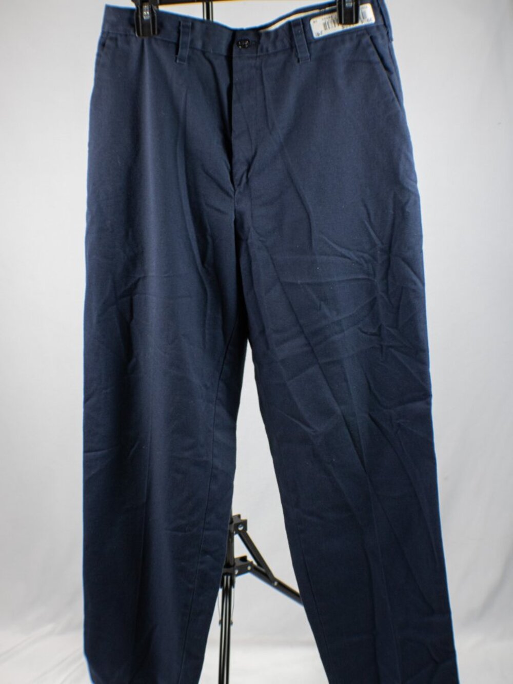 Cintas ComfortFLEX Mens Navy Blue Work Pants Size 32 Industrial Uniform